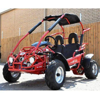 TRAILMASTER Mid XRX/R - Deluxe Go Kart Buggy With Reverse , Full roll cage and safety harness, Ages 10 and up, 196 CC Electric start.