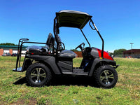 TrailMaster Taurus 200GV Gas UTV High/Low Gear-Golf Cart Style UTV, Hi/Low transmission, Custom Rims, Upgraded